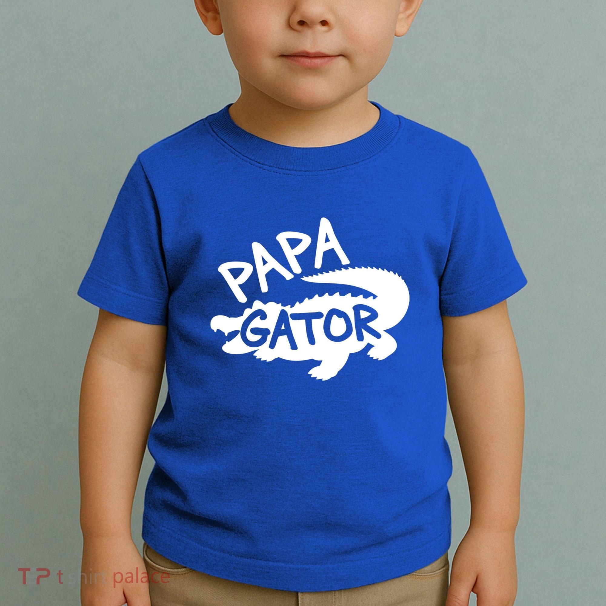 Papa Gator Dad Fathers Day Alligator Daddy Crocodile Cool Gift Toddler T-Shirt