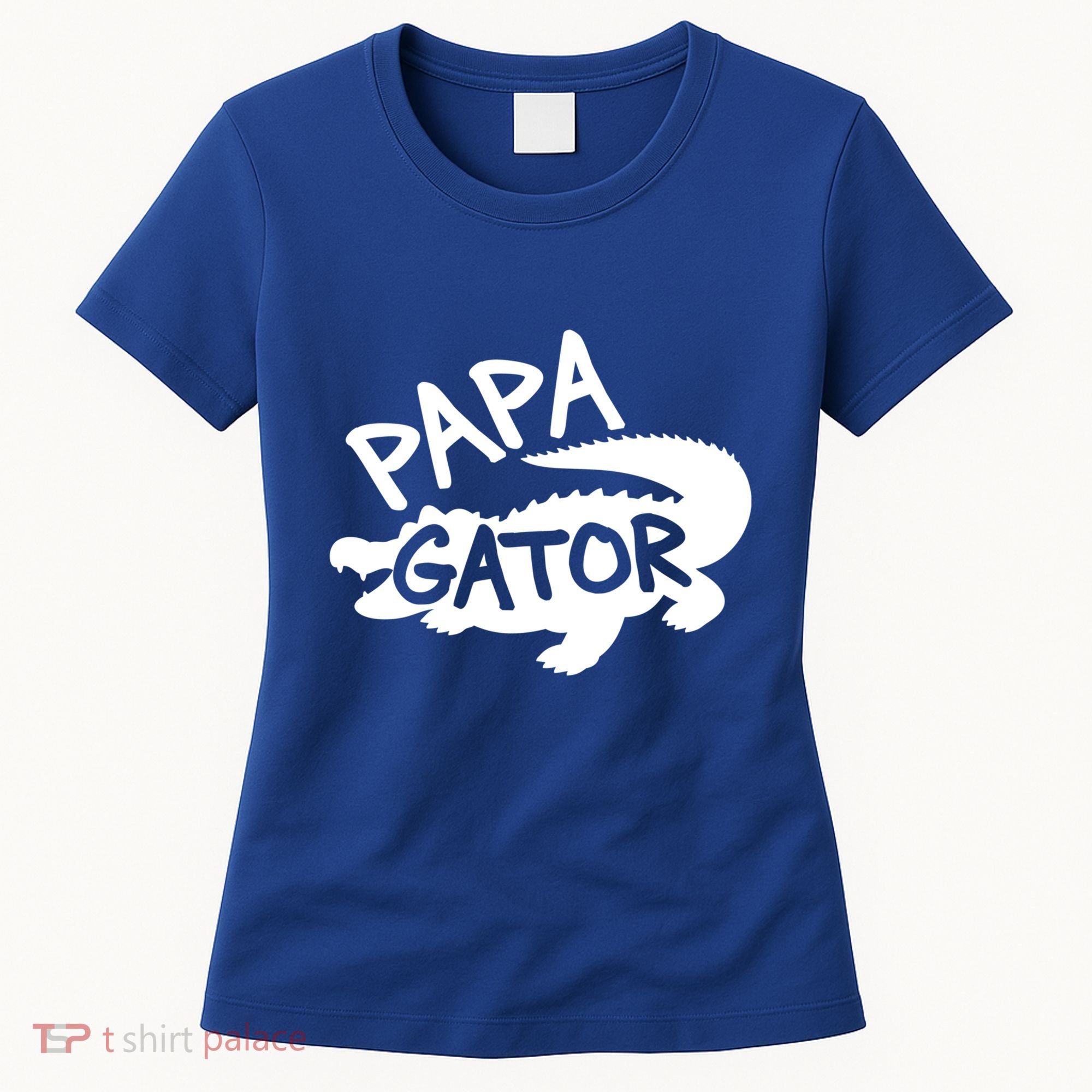 Papa Gator Dad Fathers Day Alligator Daddy Crocodile Cool Gift Women's T-Shirt