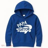 Papa Gator Dad Fathers Day Alligator Daddy Crocodile Cool Gift Kids Hoodie thumb 0