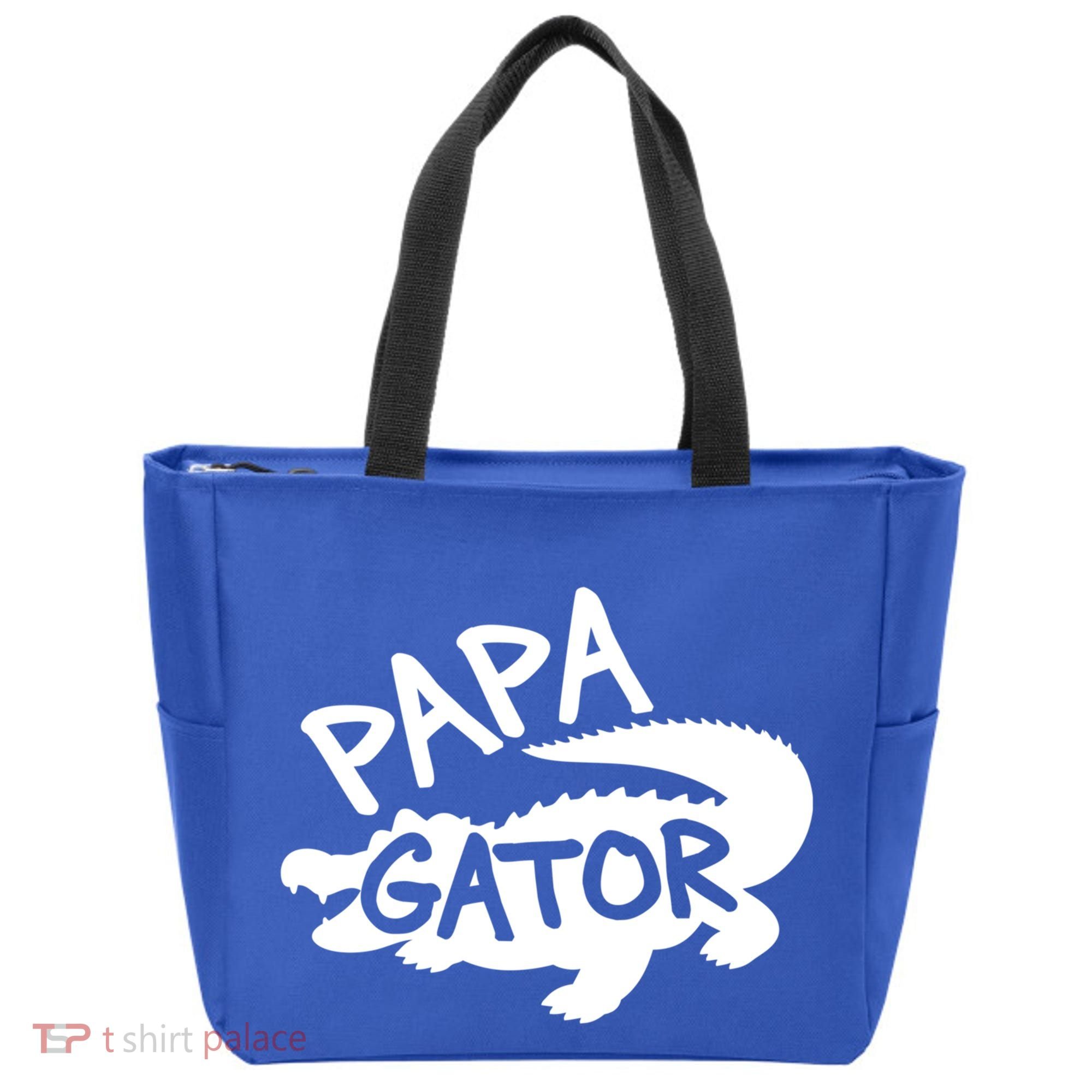 Papa Gator Dad Fathers Day Alligator Daddy Crocodile Cool Gift Tote Bag