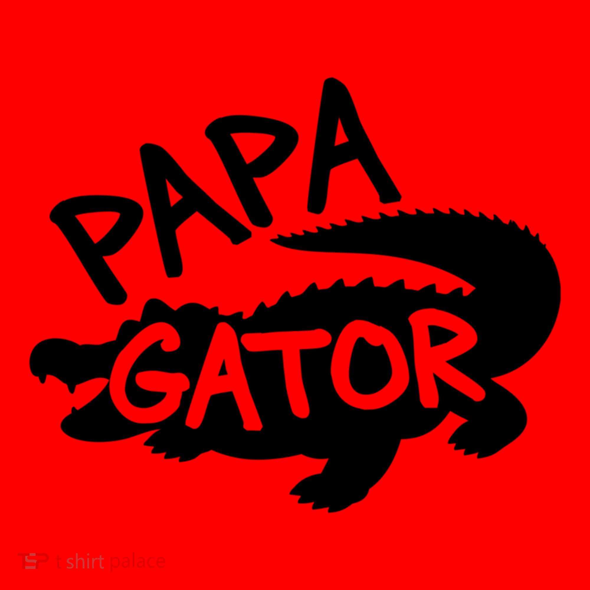 Papa Gator Dad Fathers Day Alligator Daddy Crocodile Cool Gift Santa Hat