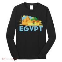 Pharaoh Gifts Egyptian Culture Pyramid Egypt Long Sleeve Shirt thumb 0