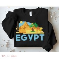 Pharaoh Gifts Egyptian Culture Pyramid Egypt Sweatshirt thumb 2