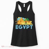 Pharaoh Gifts Egyptian Culture Pyramid Egypt Women's Tank Top thumb 0