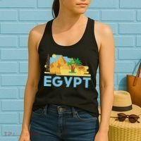 Pharaoh Gifts Egyptian Culture Pyramid Egypt Women's Tank Top thumb 2