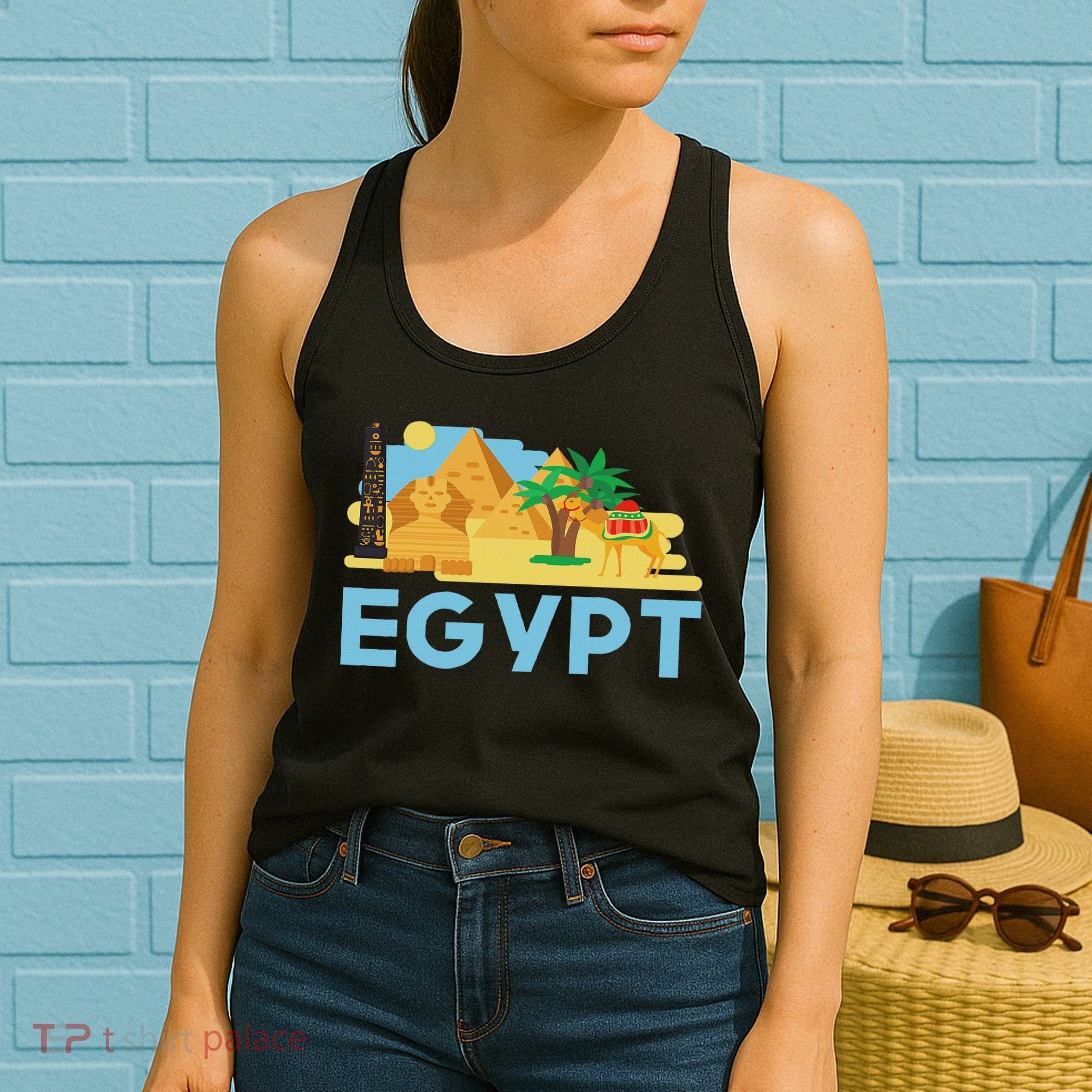 Pharaoh Gifts Egyptian Culture Pyramid Egypt Women's Tank Top