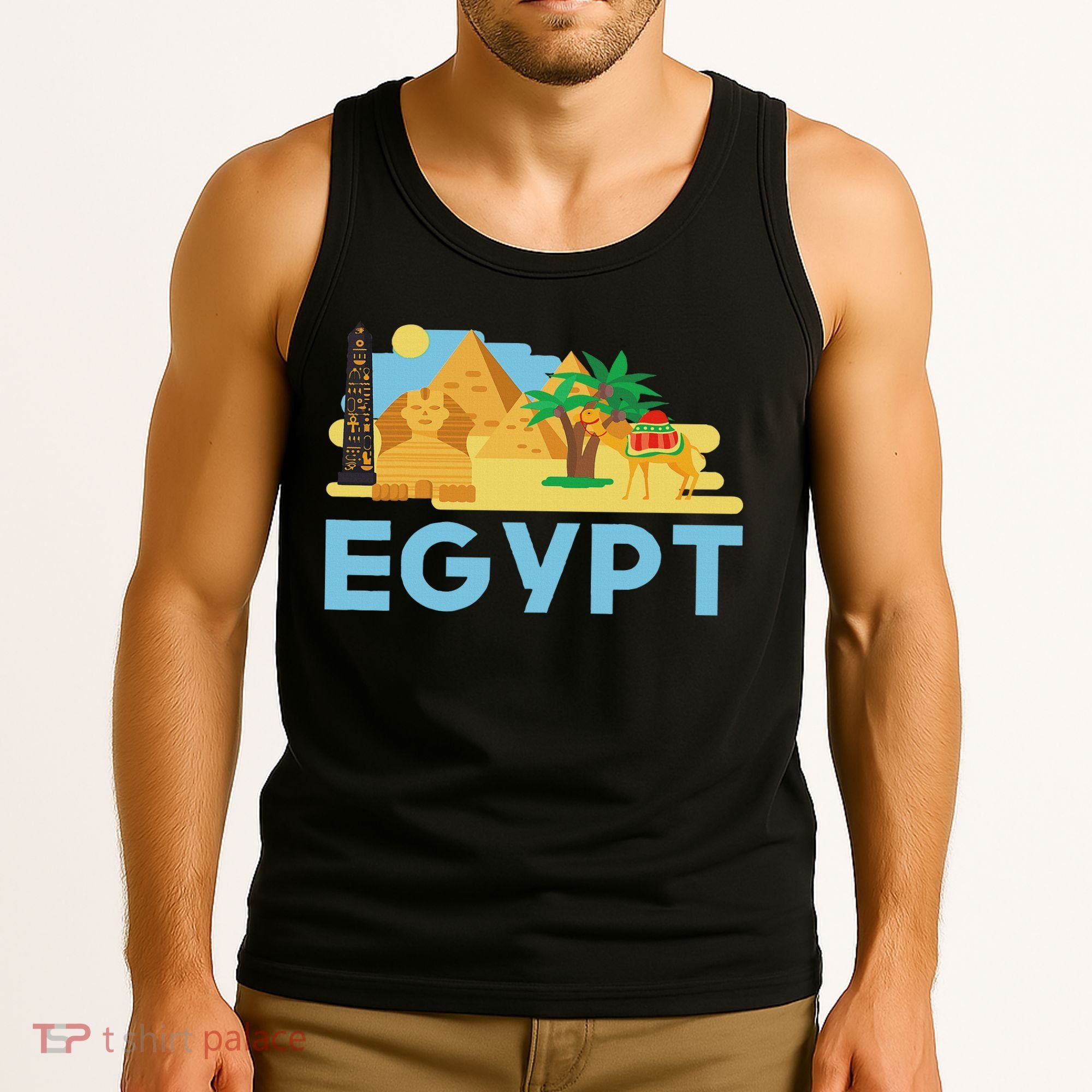Pharaoh Gifts Egyptian Culture Pyramid Egypt Tank Top