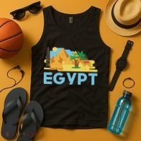 Pharaoh Gifts Egyptian Culture Pyramid Egypt Tank Top thumb 4