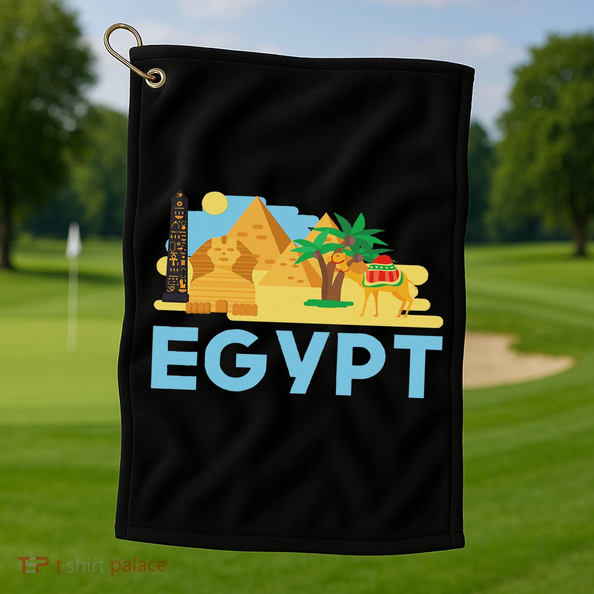 Pharaoh Gifts Egyptian Culture Pyramid Egypt Golf Towel
