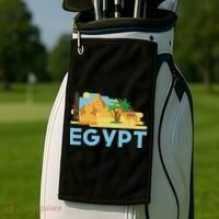 Pharaoh Gifts Egyptian Culture Pyramid Egypt Golf Towel thumb 2