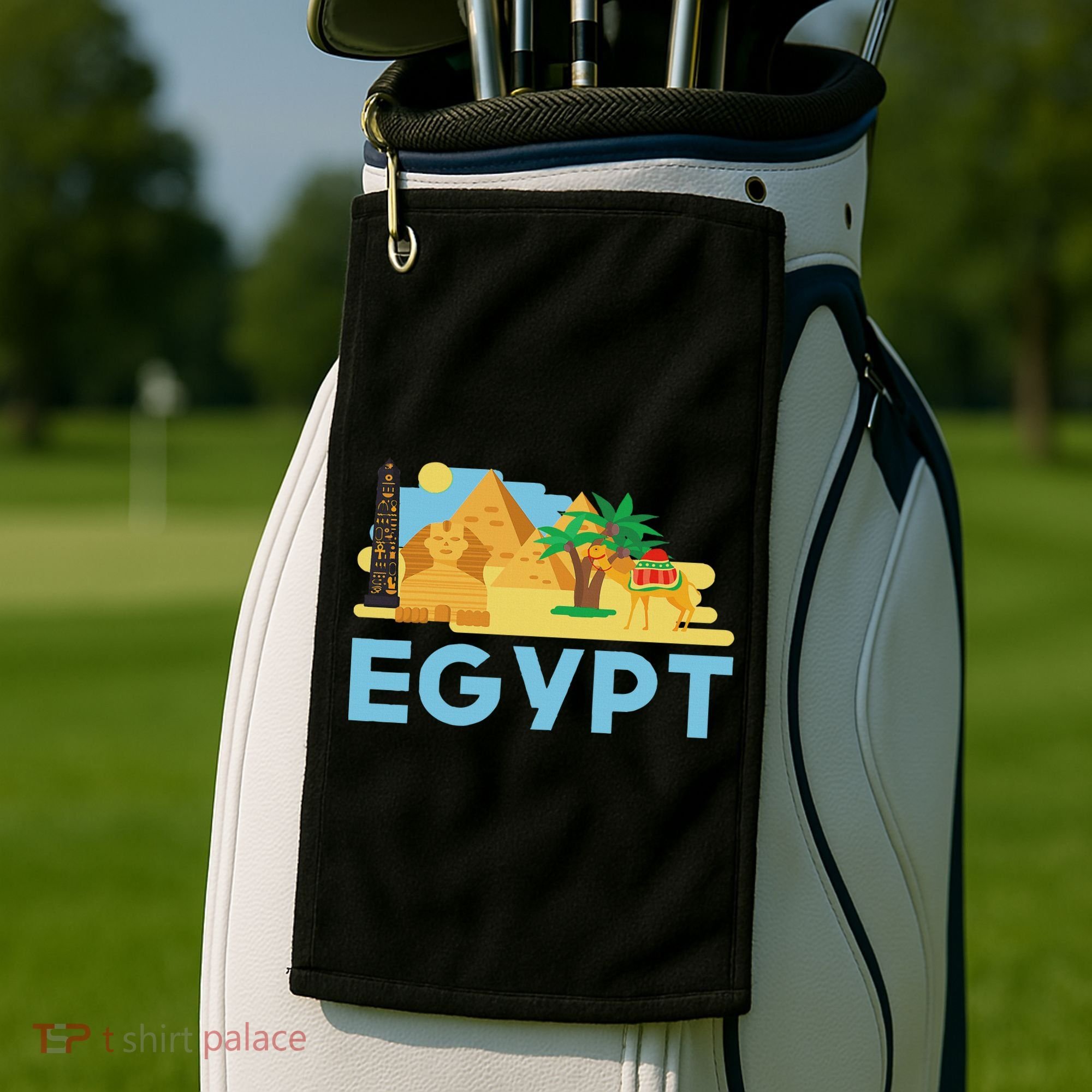 Pharaoh Gifts Egyptian Culture Pyramid Egypt Golf Towel