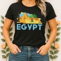 Pharaoh Gifts Egyptian Culture Pyramid Egypt Women's T-Shirt thumb 2