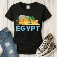 Pharaoh Gifts Egyptian Culture Pyramid Egypt Women's T-Shirt thumb 3