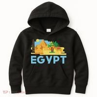 Pharaoh Gifts Egyptian Culture Pyramid Egypt Kids Hoodie thumb 0