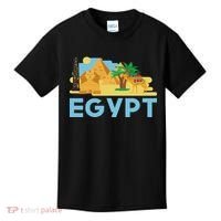 Pharaoh Gifts Egyptian Culture Pyramid Egypt Kids T-Shirt thumb 0
