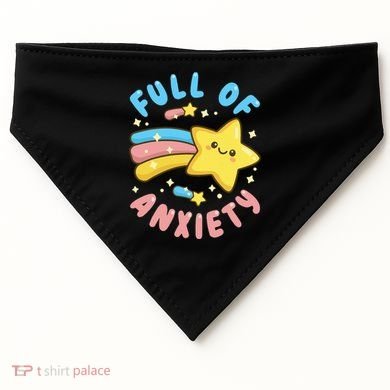 Pastel Goth Full Of Anxiety USA-Made Doggie Bandana