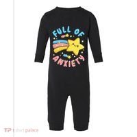 Pastel Goth Full Of Anxiety Infant Fleece One Piece thumb 0