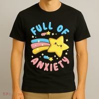 Pastel Goth Full Of Anxiety T-Shirt thumb 3