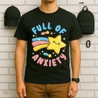Pastel Goth Full Of Anxiety T-Shirt thumb 6