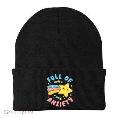 Pastel Goth Full Of Anxiety Beanie