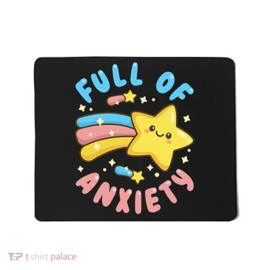 Pastel Goth Full Of Anxiety Mousepad