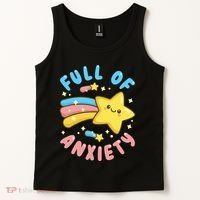 Pastel Goth Full Of Anxiety Tank Top thumb 2