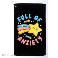 Pastel Goth Full Of Anxiety Golf Towel thumb 0