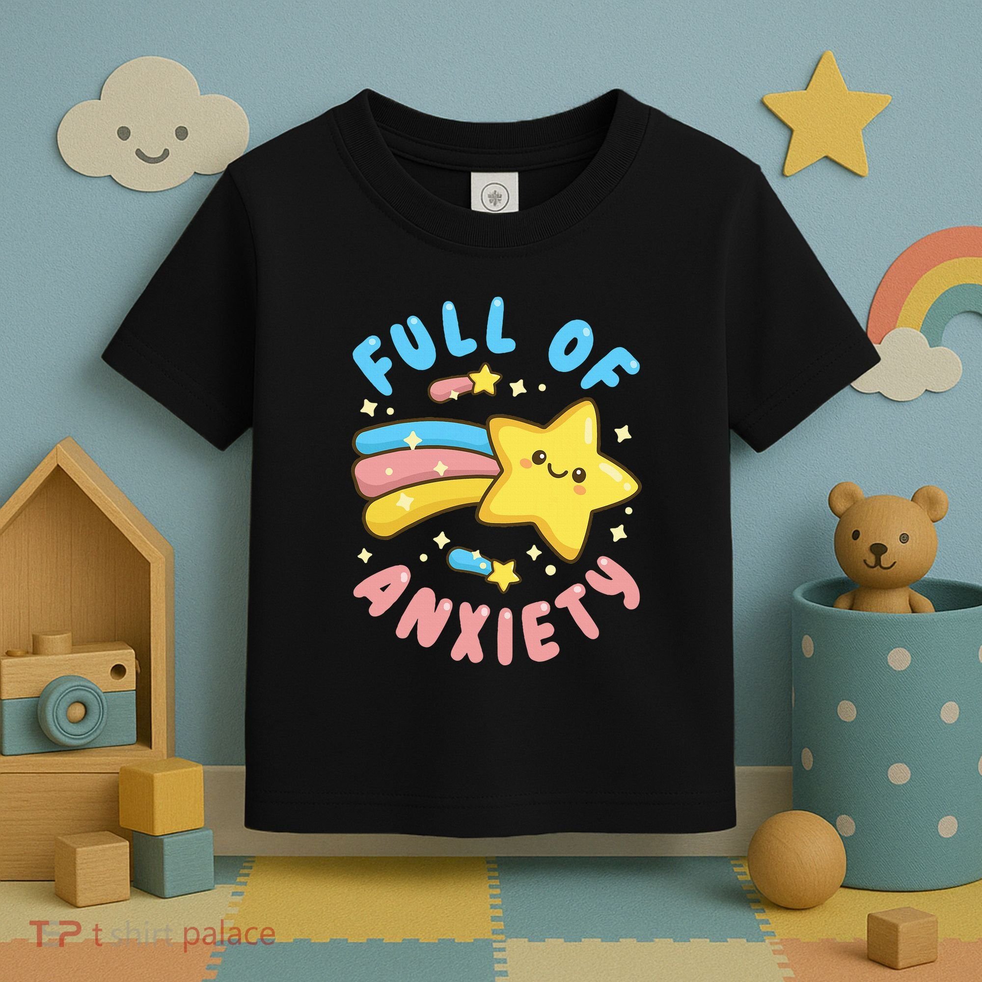Pastel Goth Full Of Anxiety Toddler T-Shirt