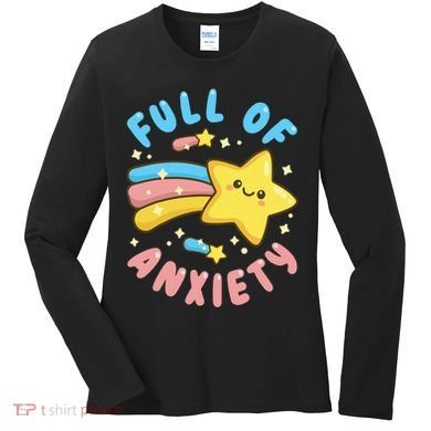 Pastel Goth Full Of Anxiety Women's Long Sleeve Shirt