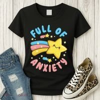 Pastel Goth Full Of Anxiety Women's T-Shirt thumb 3