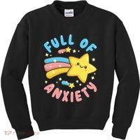 Pastel Goth Full Of Anxiety Kids Sweatshirt thumb 0