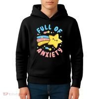 Pastel Goth Full Of Anxiety Kids Hoodie thumb 4