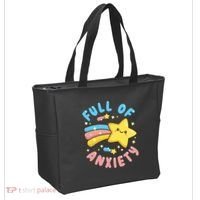 Pastel Goth Full Of Anxiety Tote Bag thumb 2
