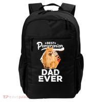 Pomeranian Gifts For Men Best Pomeranian Dad Ever Backpack thumb 0