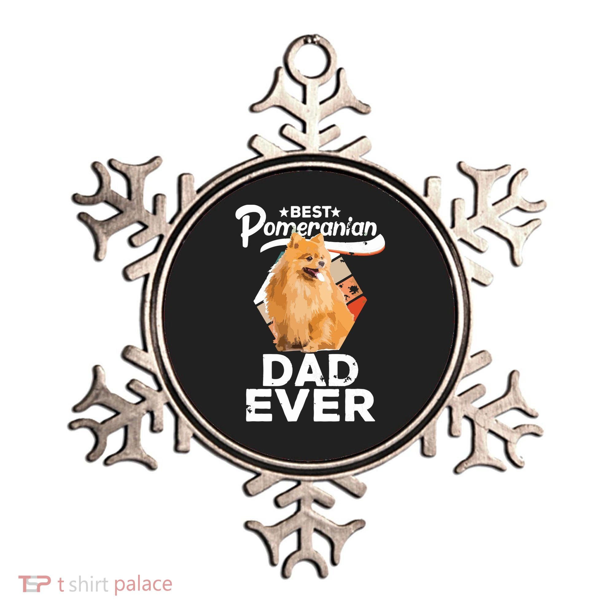 Pomeranian Gifts For Men Best Pomeranian Dad Ever Ornament
