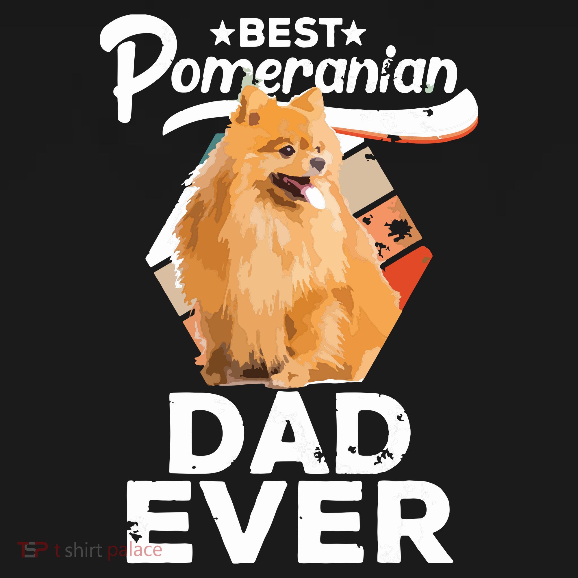 Pomeranian Gifts For Men Best Pomeranian Dad Ever Ornament
