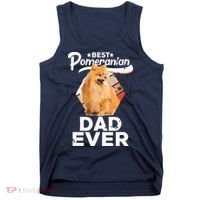 Pomeranian Gifts For Men Best Pomeranian Dad Ever Tank Top thumb 0