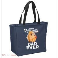 Pomeranian Gifts For Men Best Pomeranian Dad Ever Tote Bag thumb 2