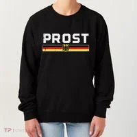Prost German Flag Crest Eagle Bavarian Oktoberfest Women's Sweatshirt thumb 0