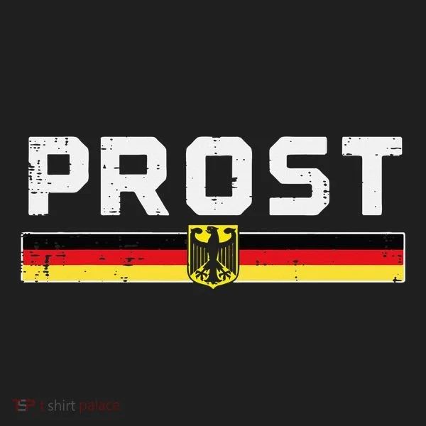 Prost German Flag Crest Eagle Bavarian Oktoberfest Women's Sweatshirt