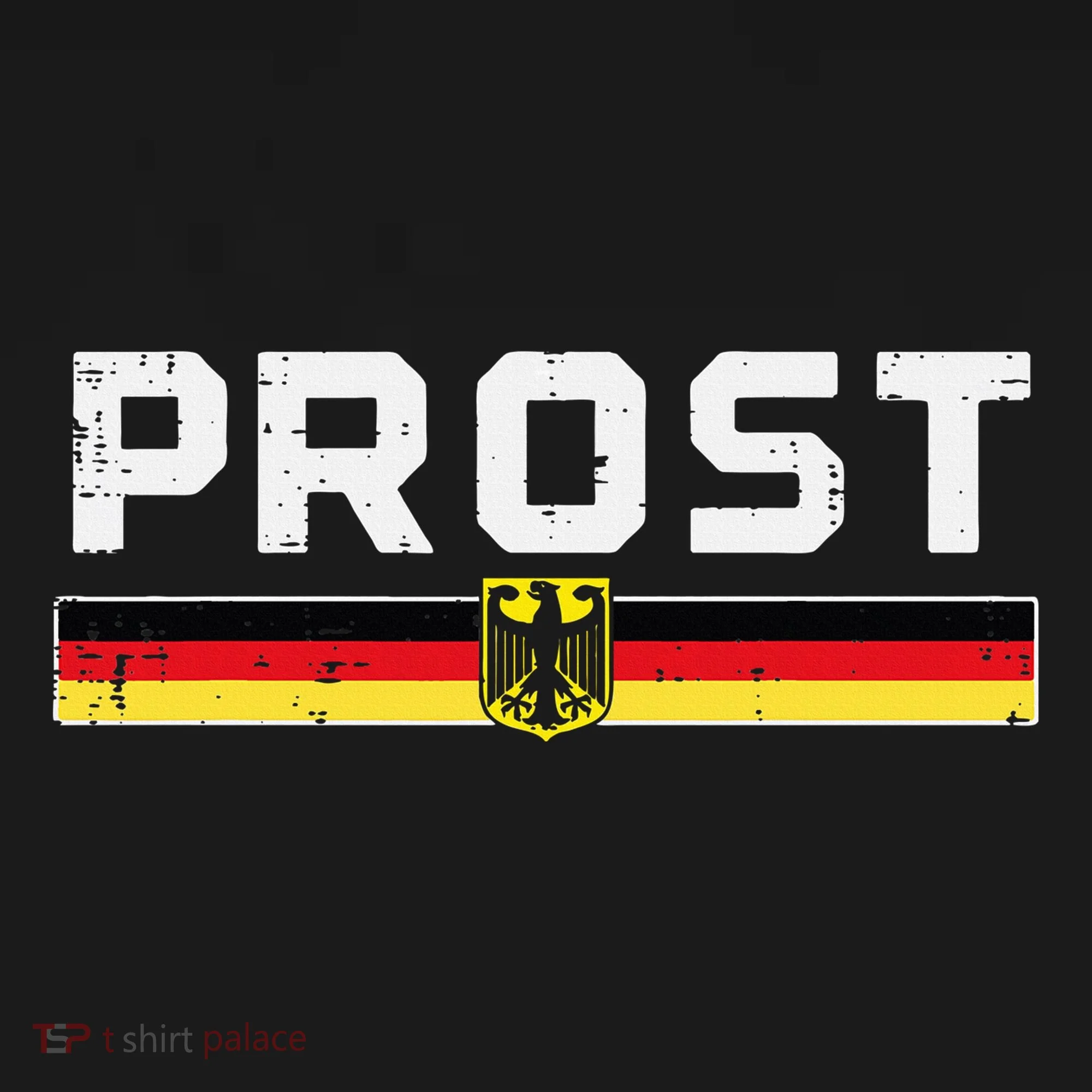 Prost German Flag Crest Eagle Bavarian Oktoberfest Doggie Tank