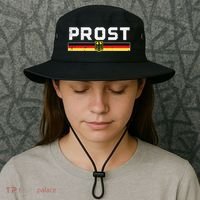 Prost German Flag Crest Eagle Bavarian Oktoberfest Bucket Hat thumb 3
