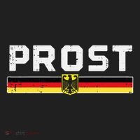 Prost German Flag Crest Eagle Bavarian Oktoberfest Beanie thumb 2