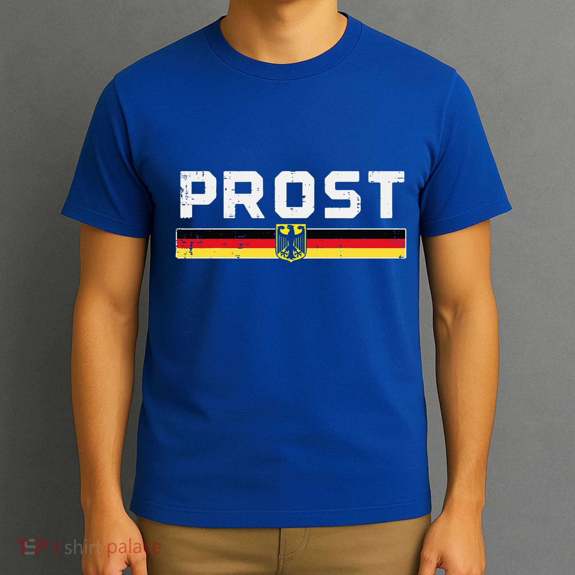 Prost German Flag Crest Eagle Bavarian Oktoberfest T-Shirt