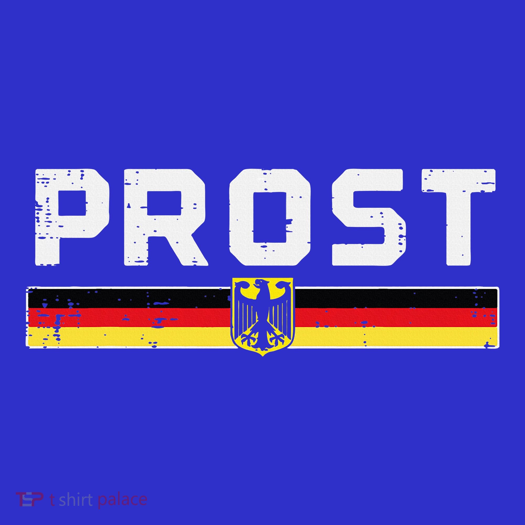Prost German Flag Crest Eagle Bavarian Oktoberfest T-Shirt