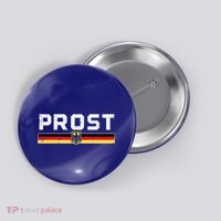 Prost German Flag Crest Eagle Bavarian Oktoberfest Button thumb 0