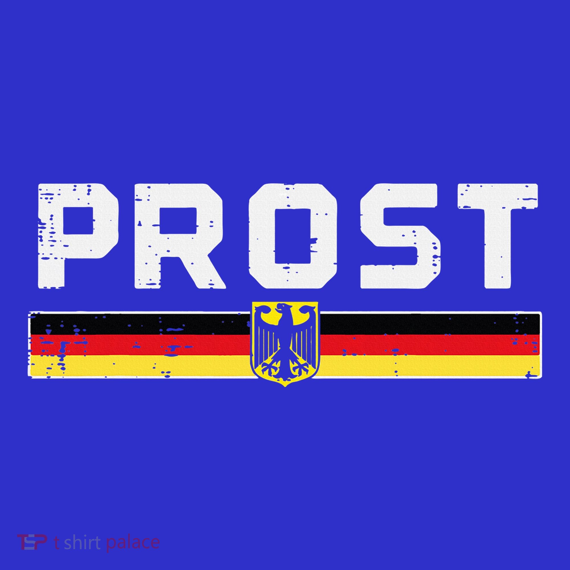 Prost German Flag Crest Eagle Bavarian Oktoberfest Button