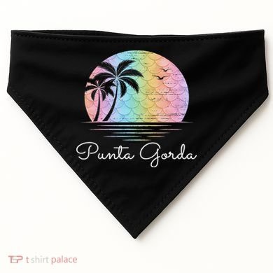 Punta Gorda Florida USA-Made Doggie Bandana