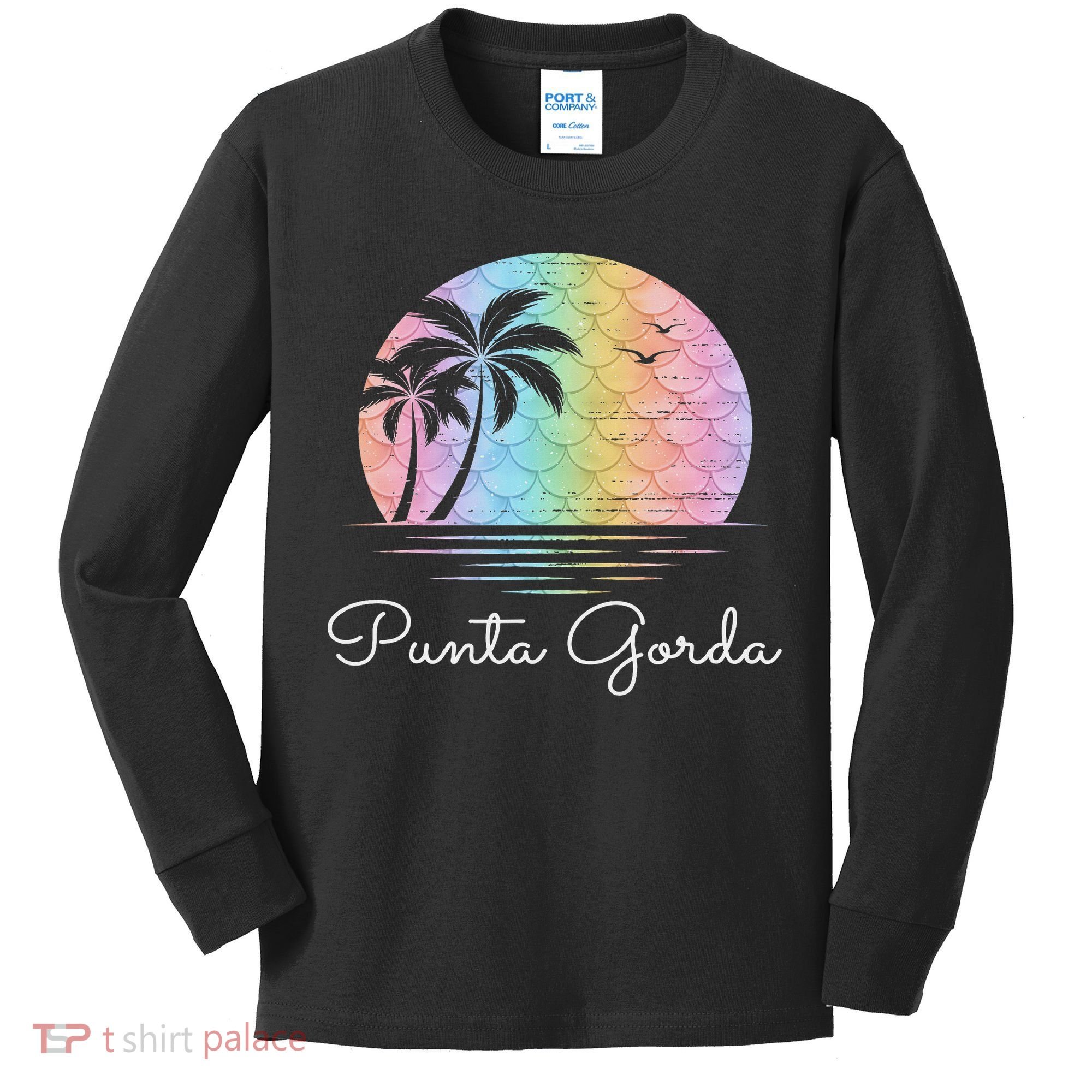 Punta Gorda Florida Kids Long Sleeve Shirt