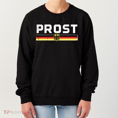 Prost German Flag Crest Eagle Bavarian Oktoberfest Women's Sweatshirt